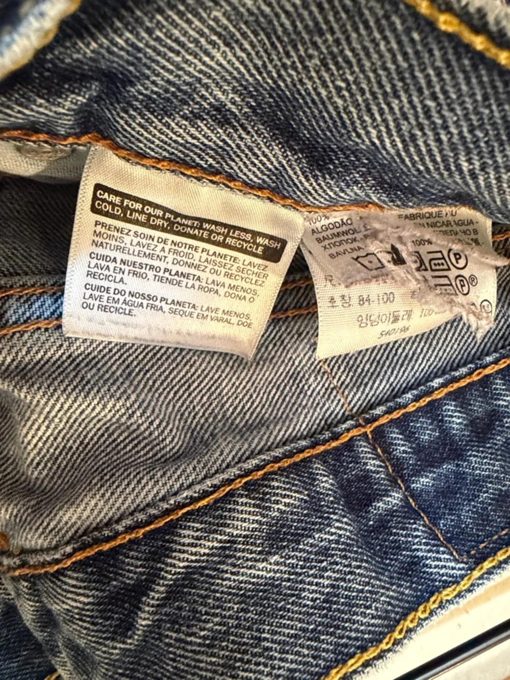 Levi’s 505 Classic Men's Blue Straight-Leg Jeans Size W33L30